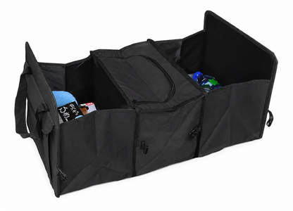 Organizador Plegable de Baúl para Auto – Negro Multiuso