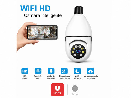Foco Cámara 360 Visión Nocturna