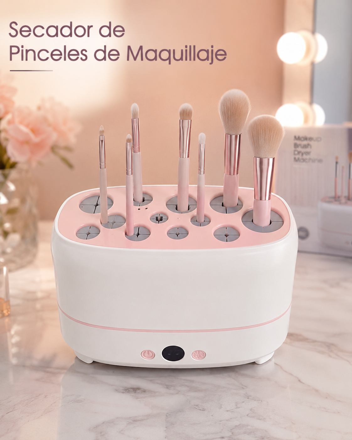 Secador de pinceles de makeup